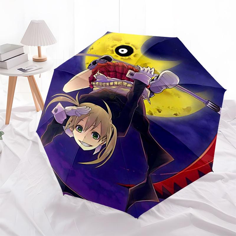 

1pc Automagic Open Close Outdoor Umbrella with 8 Bone Iron Frame - Perfect for Fans, Travel, Daily Use, and Festive Gifts!W102