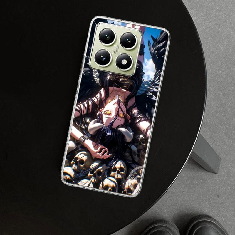 Albedo Overlord Anime Phone Case Cover for Xiaomi Redmi Note 15 14 13 12 11 Pro Plus 14S 12S 11S 11T 11E 10S 10 Customized Funda