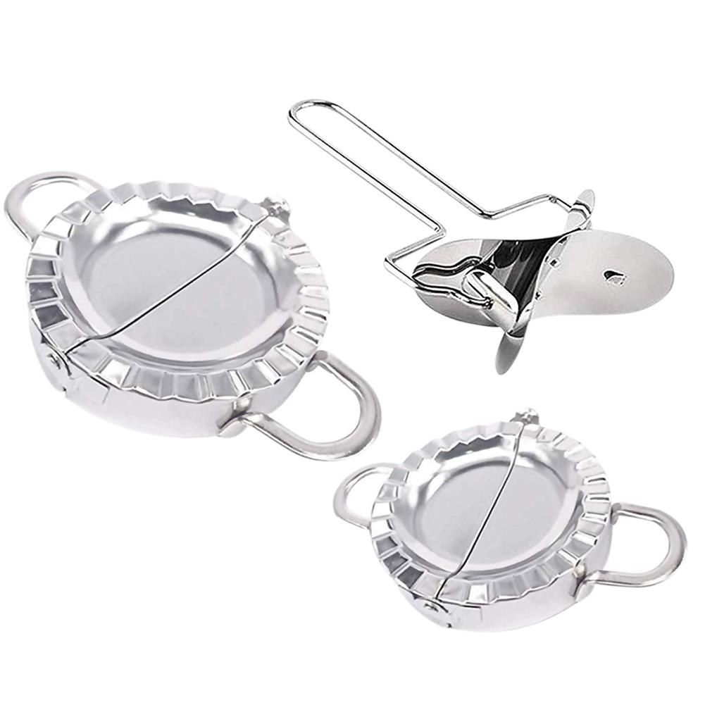 

1 набор из нержавеющей стали для приготовления пельменей, формочек для теста, инструментов для пирогов и равиоли S