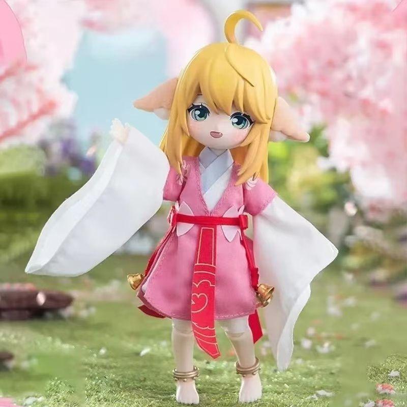 Hot Fox Spirit Matchmaker Bjd Blind Box Tushan Susu Honghong Anime Figure Trendy Peripheral Birthday Gift For Anime Fans