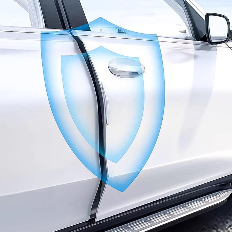 For BMW 3/5/7 Series X1/X3/X5L Premium Stealth Door Guards - Transparent Anti-Impact TPU Strips & OE-Style Mirror AccentsS3GT