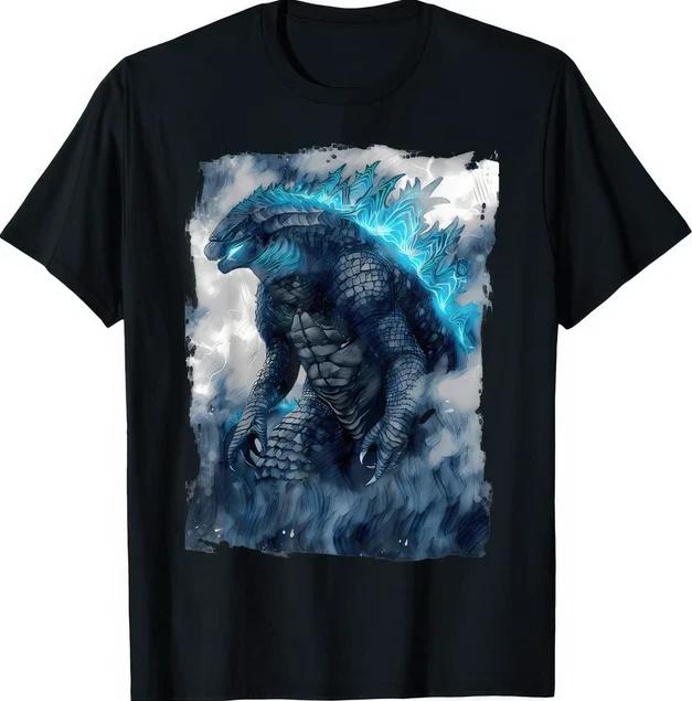 Kaiju Japanese Monster Art Movie Fan Graphic Anime Style Creature T Shirt S