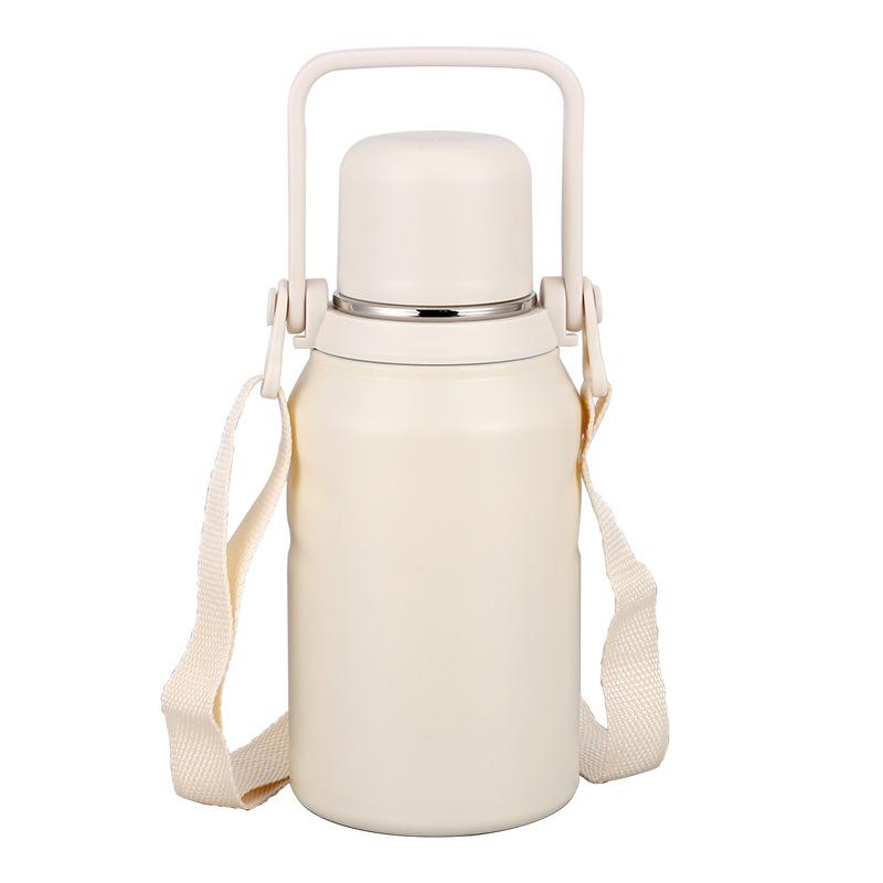 Large capacity stainless steel thermos cup high value student children portable kettle outdoor water cup