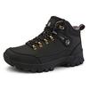 Men's Winter Snow Boots Fashion Waterproof Leather Casual Sneakers Plus Cotton Warm Hiking Boots Outdoor Work Shoes for Men