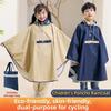 Comfortable Cloak-style Raincoat Breathable Students Rain Jacket School Rain Gear  Outdoor