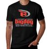 Big Dog Motorcycle Tshirt Fashion Casual Short Sleeve Top