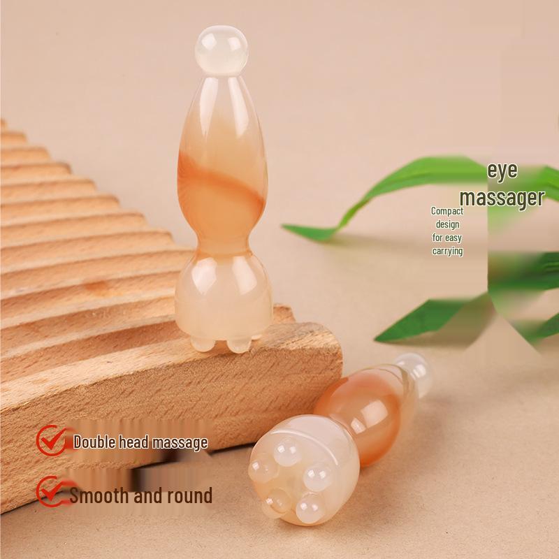 Gesichtsmassage-Stab aus Lotos-Samenkapsel: Gua Sha & Meridian-Freiräumwerkzeug