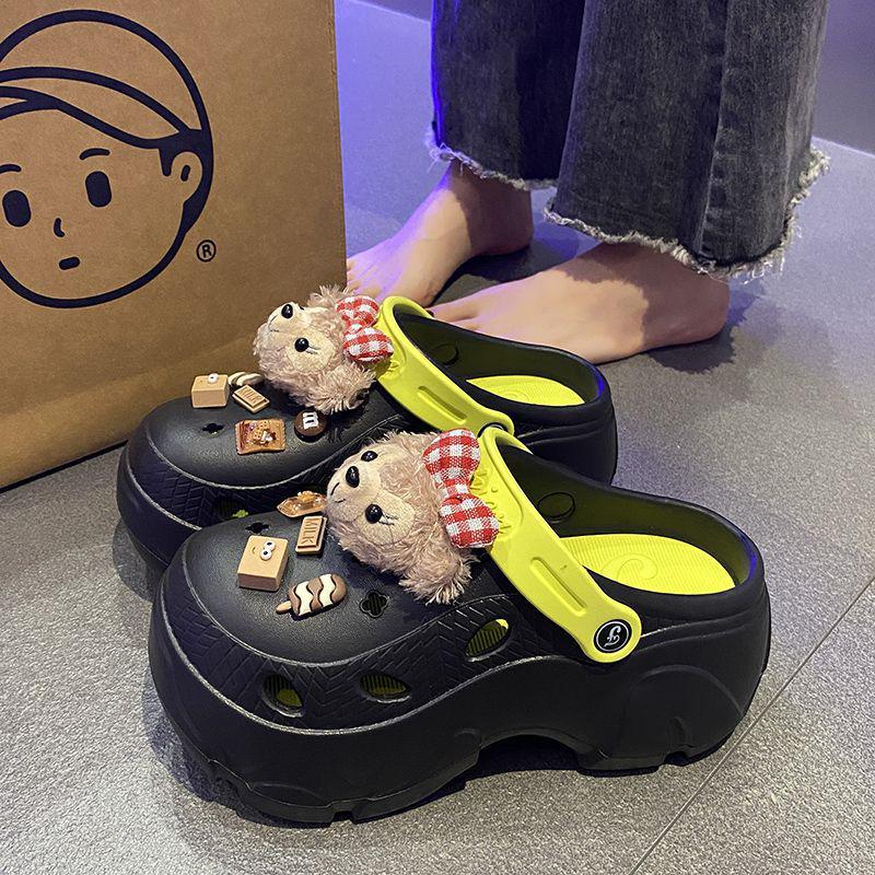 Baotou Women's Height-Increasing Non-Slip Thick-Soled Summer Slippers