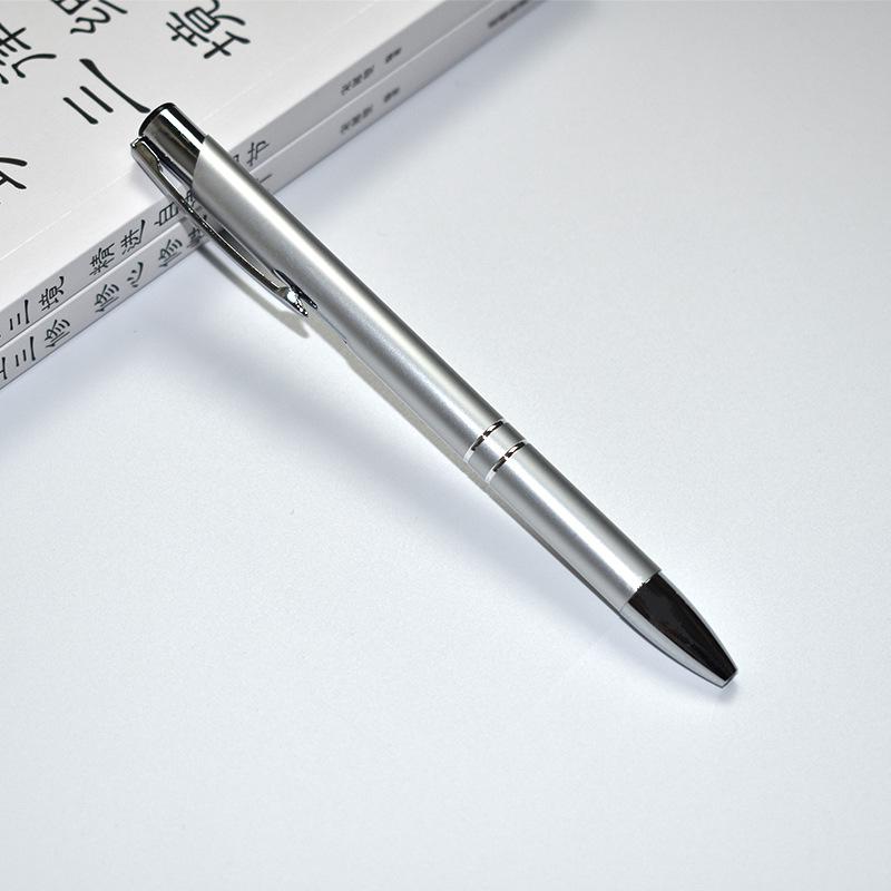 Cross-Border Creative Aluminum Ballpoint Pen with Custom Laser Engraving