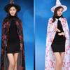 Cosplay Requisiten Hexenumhang Hut Set Blutbedruckter Horror Umhang Halloween Blut Kostüm Dekoration