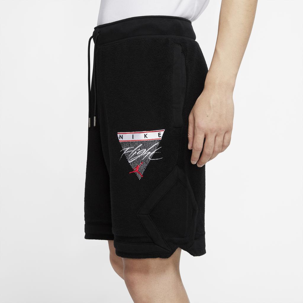 Jordan Flight Diamond Casual Knit Shorts Men Bottoms Black DA5498-010