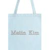 [Matin Kim] MATIN STITCH DENIM ECOBAG - 2 Colors (Black / Sky)