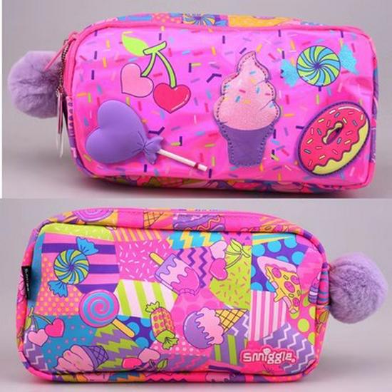 Smiggle Australia Large Cartoon Pencil Case for Primary & Secondary Students