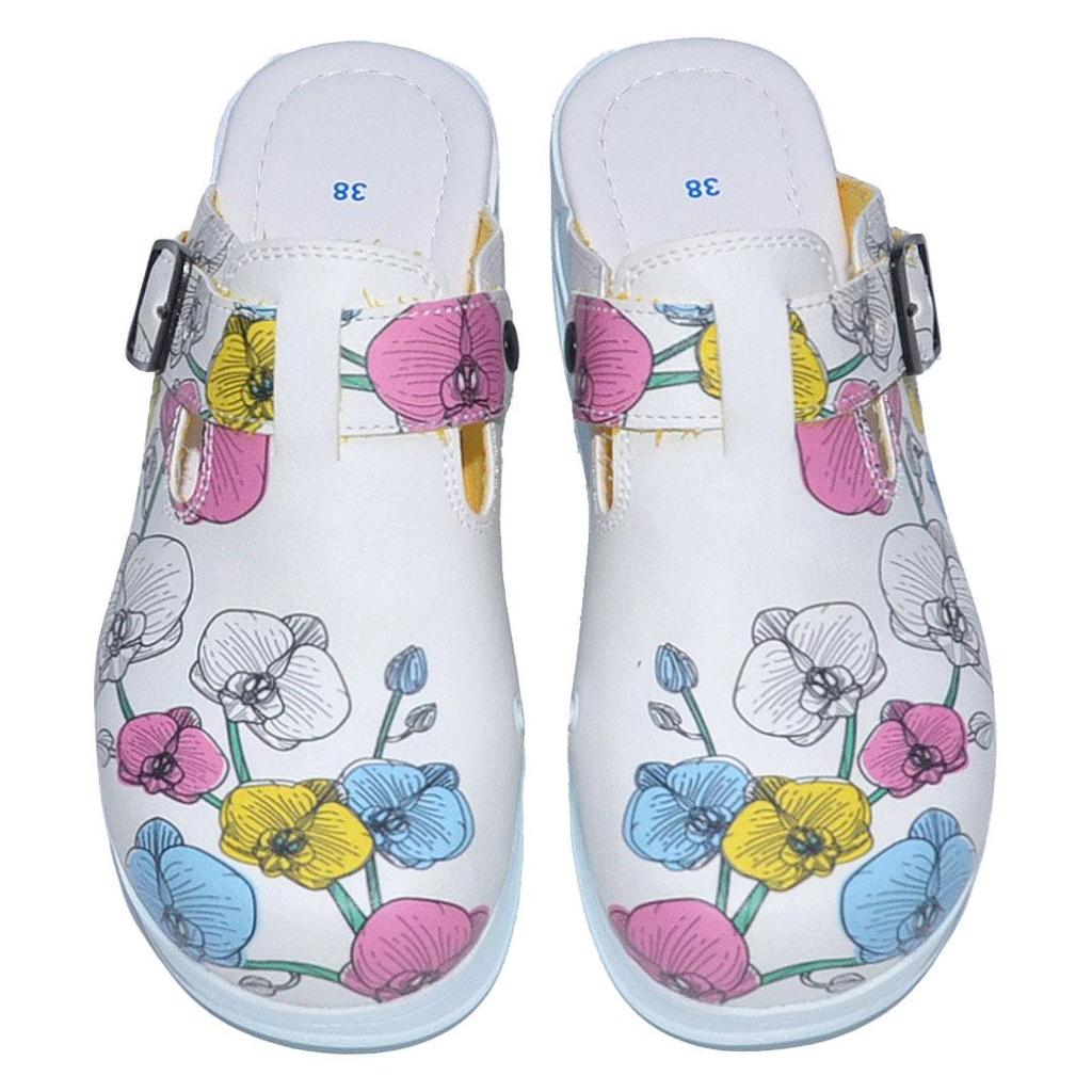 Ortopedické dámské zdravotní dřeváky - protiskluzové, pohodlné