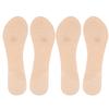 2 Pairs Women High Heeled Shoes Non slip Insoles Elastic Shock Absorption Foot Pad(Black )