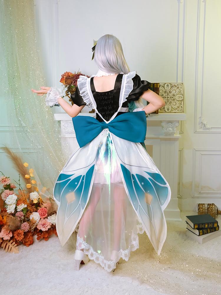 Honkai Star Rail Firefly Cosplay Costume Women Fanart Firefly Lolita Sexy Maid Uniform Halloween Carnival Suit Full Set