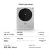 Midea 2200W Induction Cooktop with Glass Panel CN Plug (adapter Included)