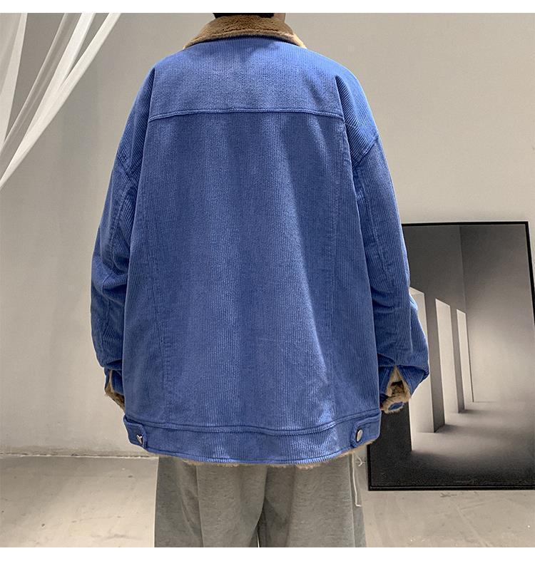 Lammfell Herren Verdickte Cordjacke - Wintermode, Trendiger Retro Amerikanischer & Japanischer Stil