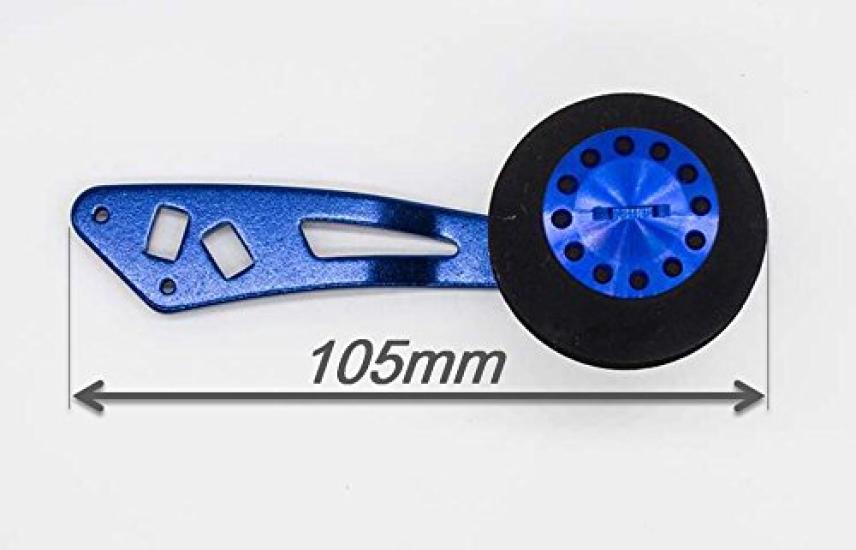 Elizabeth Single Power Handle for EVA Right Fishing Gear Abu/Daiwa 62/72mm Reels, Nut,