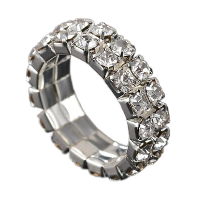 Bridal Versatile Diamond Full Diamond Stretch Bracelet, Bracelet Ebay