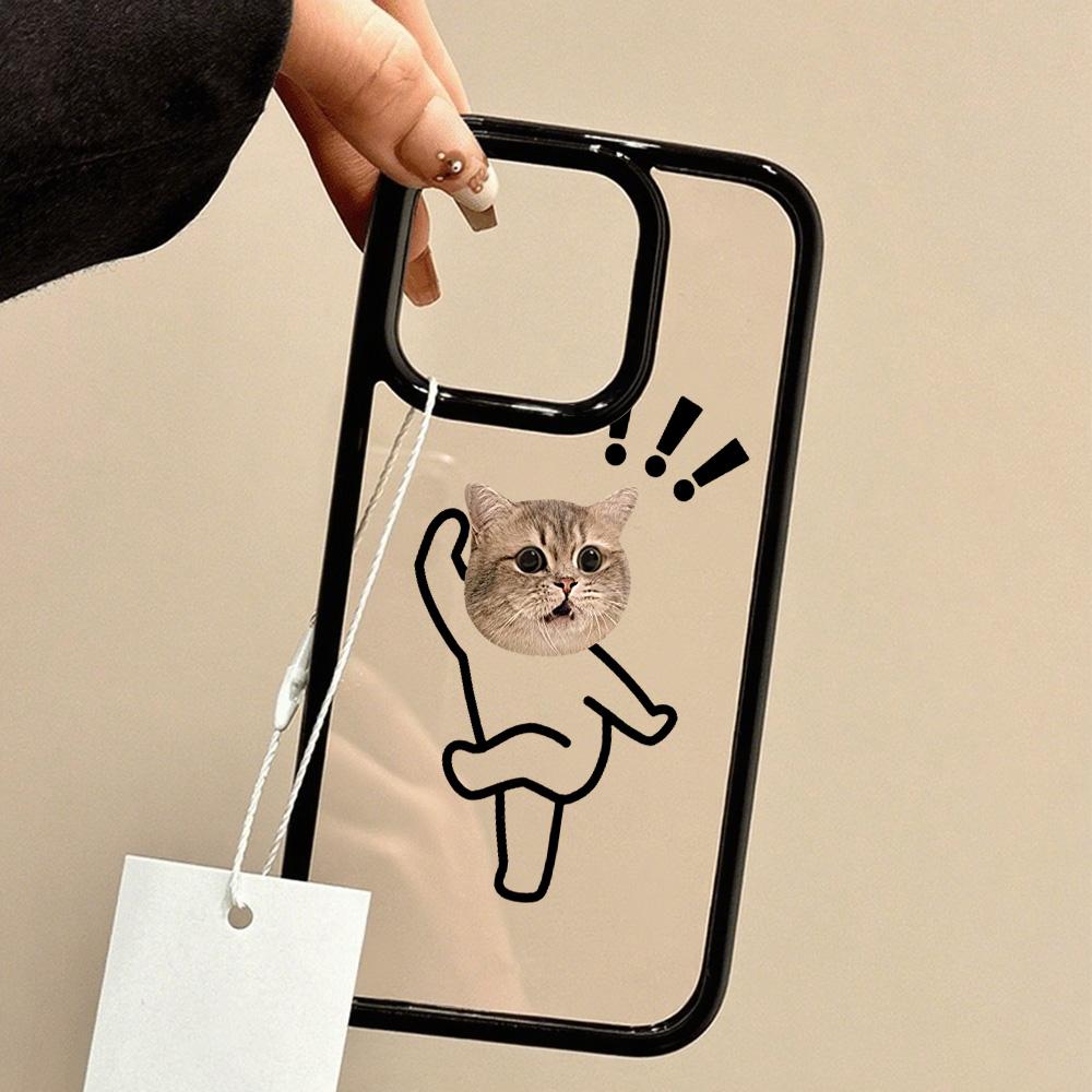 Acrylic Phone Case for iPhone 11 12 13 14 Pro 12 14 16 Pro Max for Samsung A16 A36 A56 S24 FE High-quality Painted Anti-fall Mobile Phone Case