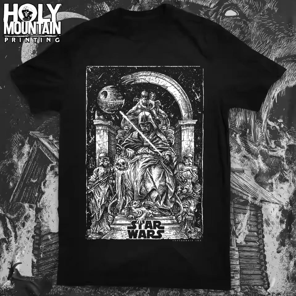 ABARCROMBIE INK Dark Gothic Tattoo Music High-Street Casual Sporty Light-Luxury Men's T-Shirts Women's Short Sleeves
