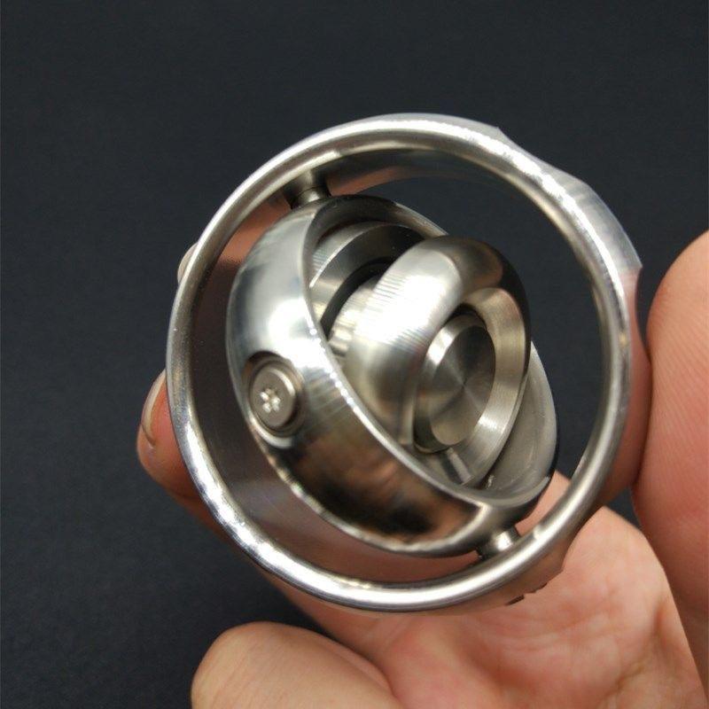 

New Edc Metal Fingertip Gyro Gyroscope Hand Spinner Decompression Anti Stress Balance Rotator Toy Adult Kids Interest Gift