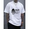 Taglie europee DAD TO BE LOADING PLEASE WAIT T-shirt da uomo girocollo manica corta Design Creativo Stampa
