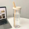 Portable Plastic Straw Juice Cup