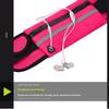 Reflective Running Waist Belt Slim Water Resistant Adjustable Strap for Gym Workout Marathon Jogging Portable Phone Pouch