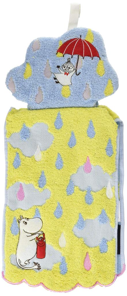 Marushin Moomin Dress Cloud and 21 x 45 Product 1405022300 Towel, Drops, Approx. cm, 100% Cotton, Number