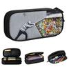 New Banksy Uncovering Graffiti Pencil Cases Pencilcases Pen for Girls Boys Large Storage Bags Office Zipper Stationery