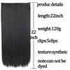 MERISIHAIR Women Fashion Long Straight Synthetic Fiber Hair Extensions 5 Clips Invisible Hairpiece for Daily Wear