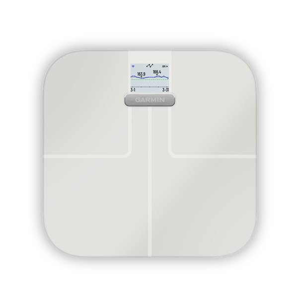 Garmin Index S2 Smart Scale White Japanese [Genuine Product] 010-02294-31