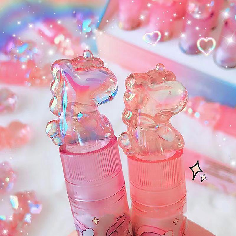 1/3pcs Creative Eraser Lipstick Unicorns Rubber Erasers Student Correction Tool Kids School Office Supplies Stationery Gifts