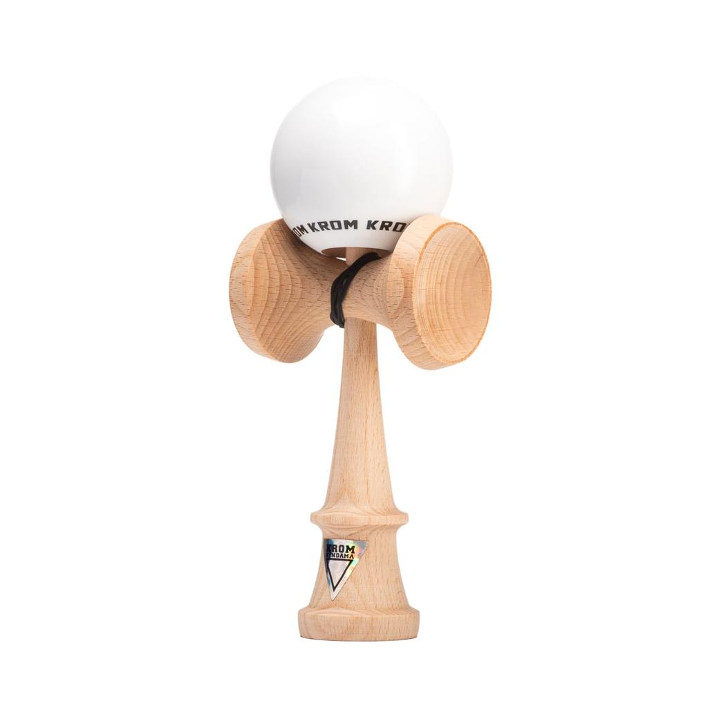 KROM POP Chrome Pop LOL Sticky Clear Kendama (White)