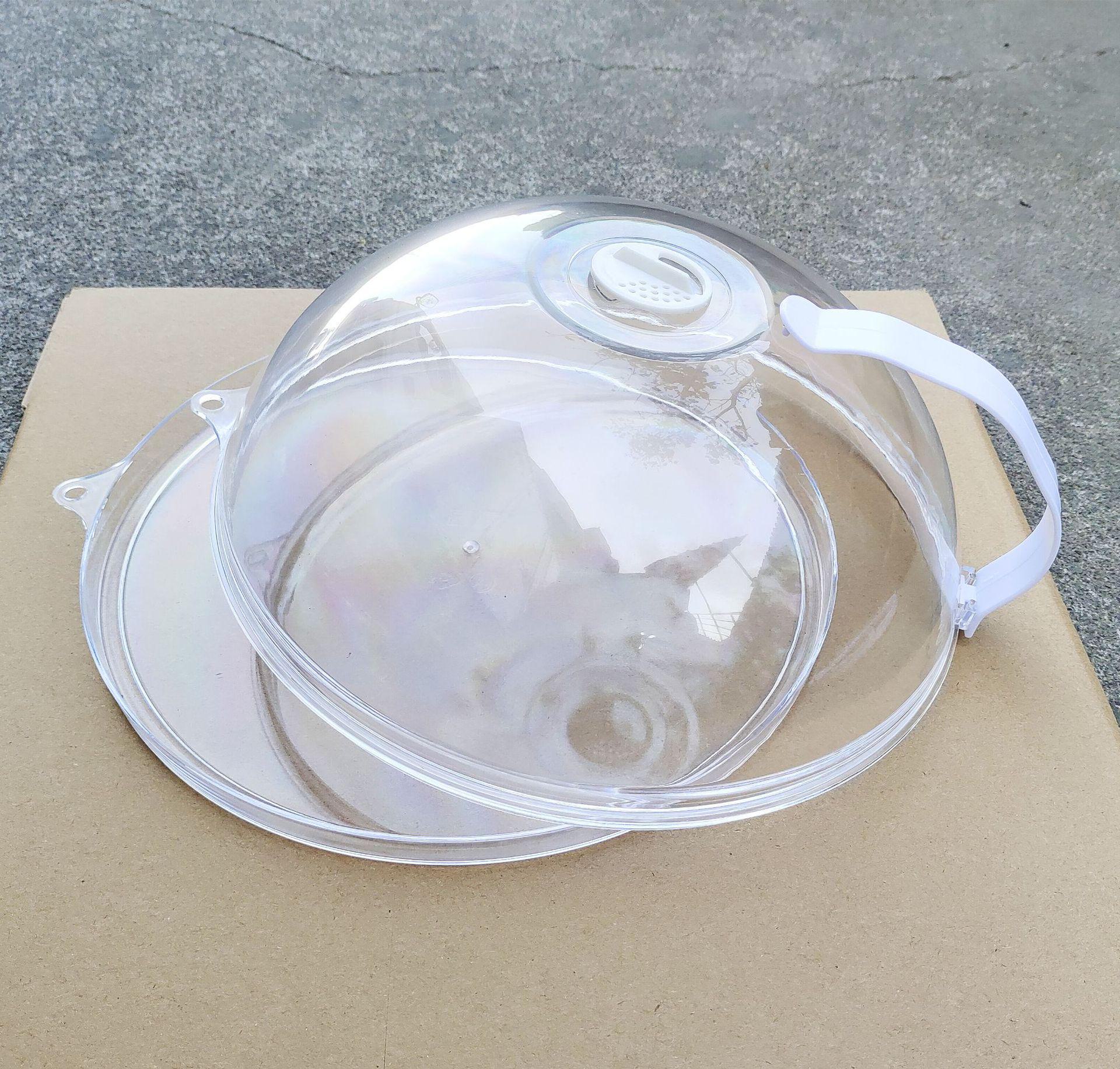 

Овочева кришка для мікрохвильової печі, стійка до масла та бризок, для розігріву та зберігання їжі