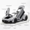 1:22 MC20 Honda NA1 Alloy Diecast Sport Cars Toy Models Light Sound Wheel Pull Back Miniature Vehicles Children Collection Gifts