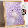 Pearl Art Painting Kit for Adults and Beginners Elegant Peacock Sparkling Painting Craft Home Wall Decor Handmade Gift