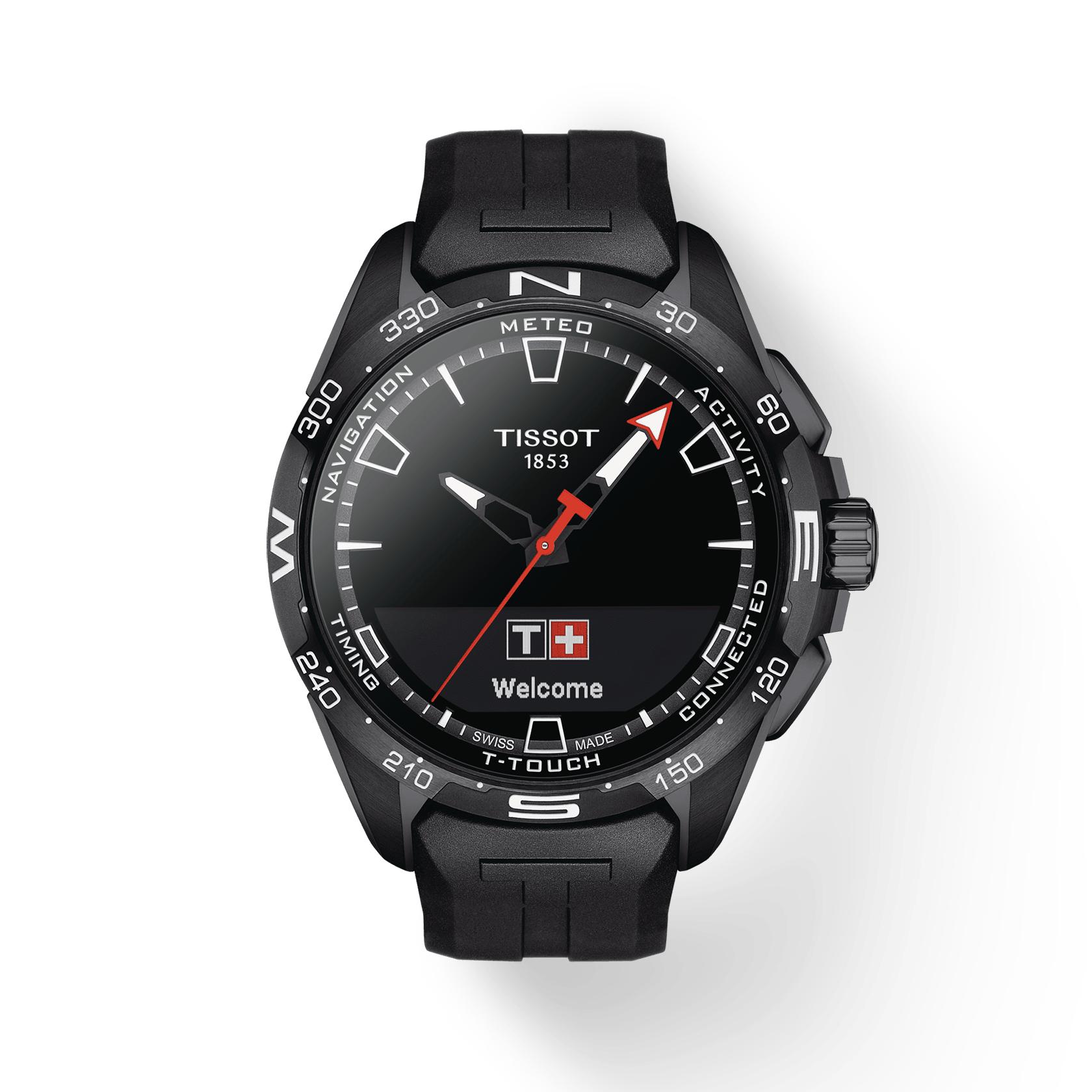 

Чоловічий модний годинник Tissot з чорним циферблатом T121.420.47.051.03 чорний