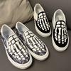 European new skateboard shoes pedal men's bone casual shoes board shoes breathable casual trendy shoes