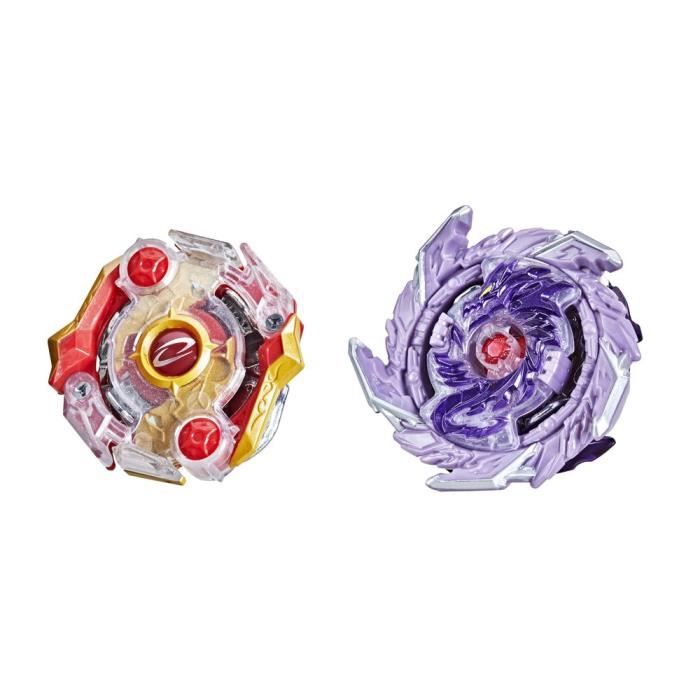 BEYBLADE - Burst Surge Dual Pack - 2 Toupies De Compétition Speedstorm Kolossal Fafnir F6 Et Odax O6