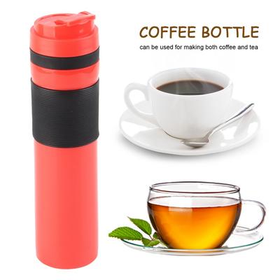 350ml Capacity Portable Coffee Press Bottle Lightweight French Press Mug Tea Coffee Maker Camping