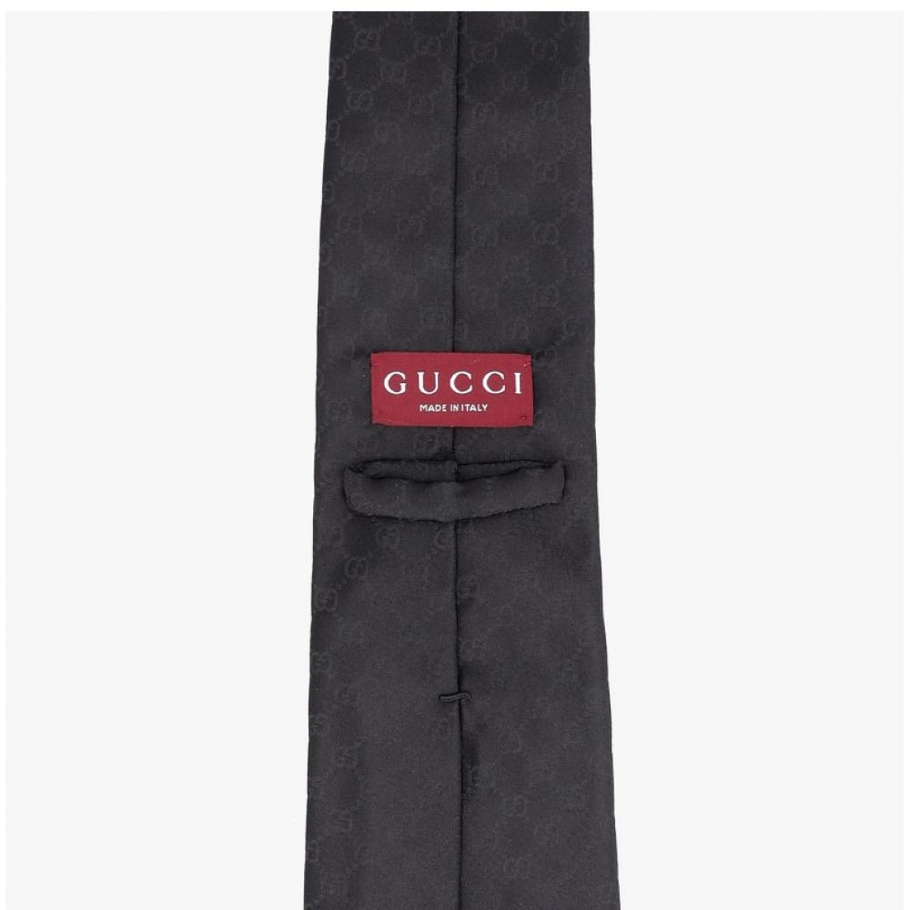 Gucci Web Gg Stripe Logo Tie 456520 4b002 1000