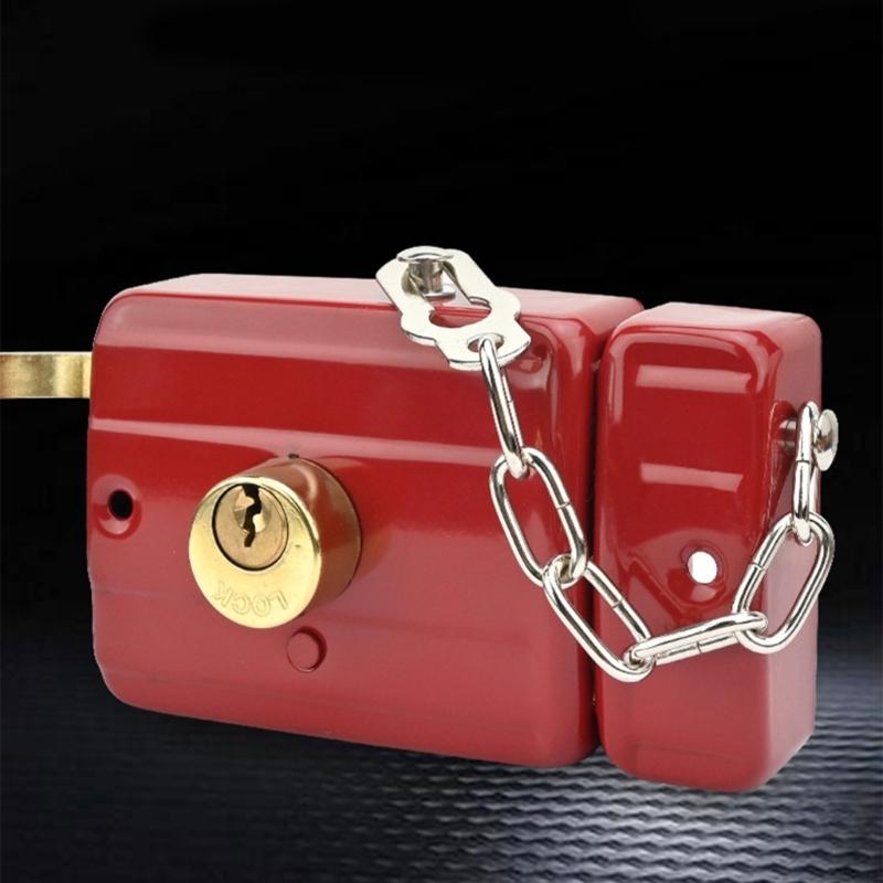 Old Fashioned Not Theft Door Lock Stable Iron Door Lock Easy To Install Traditional Not Theft Door Lock for Household