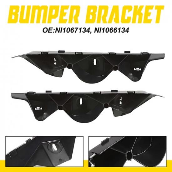 2X Black Bumper Brackets Front LH&RH For 2007 08-2012 Nissan Sentra NI1067134 EA