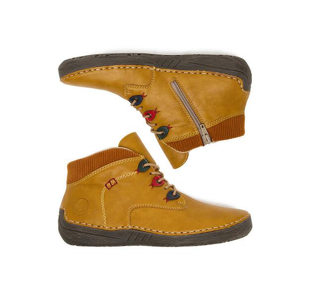 Rieker 52544-68 Yellow Ankle Boots