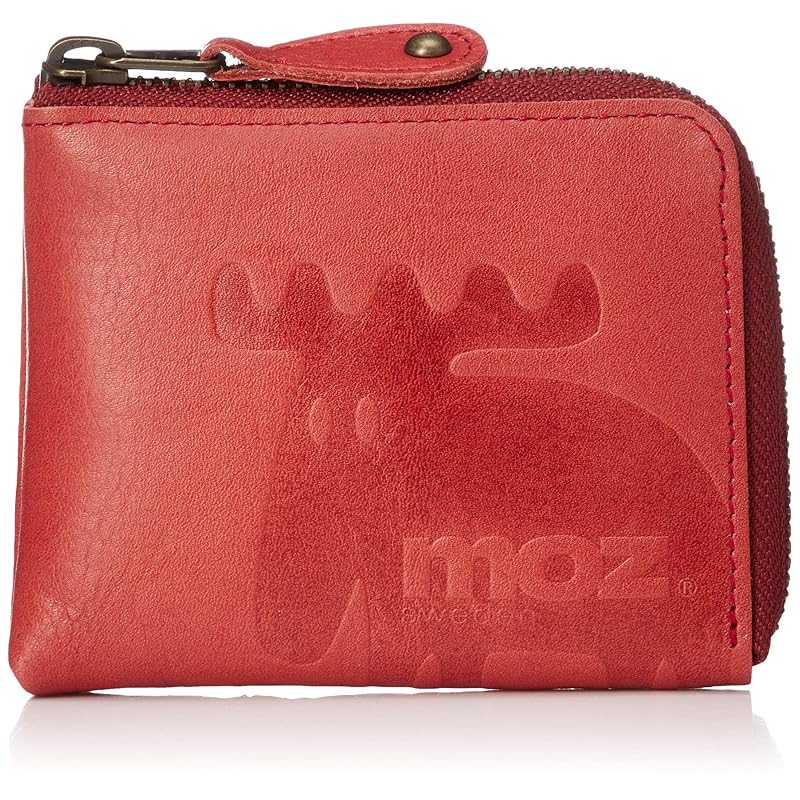 

[Mozu] bifold wallet elk ELK-ZNWE ladies red