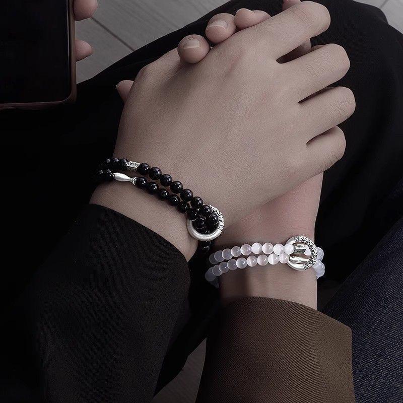Koi Couple Alloy Bracelet: Love Token, Perfect for 520, Valentine's Day, or Birthday Gift - 2025 Trendy Niche Design
