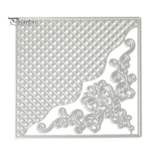 

Цветочная сетка, рамка для резки, штамп для скрапбукинга, тиснение, бумажная карта, сделай сам, трафарет, декор серебряный